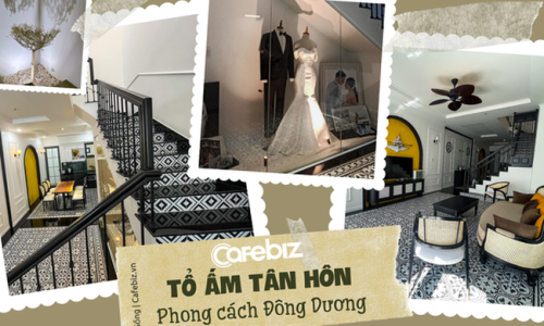 Cơ ngơi 160m2 theo phong cách Indochine của cặp vợ chồng trẻ Hà Nội: Có một góc đặc biệt treo lễ phục ngày cưới cực lung linh!
